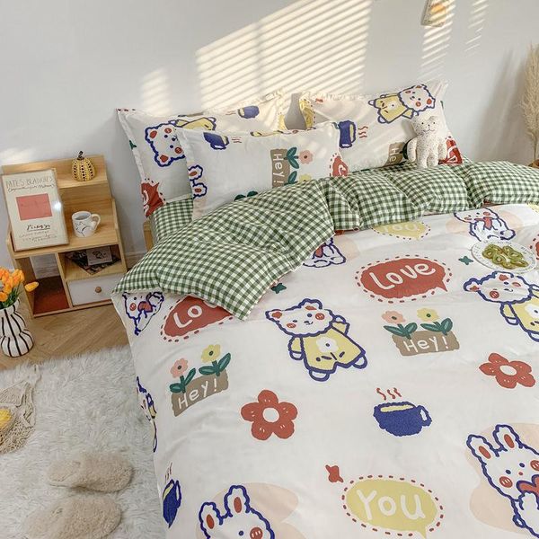 bedding sets north europe ins garden small fresh banana leaf bed sheet 4-piece set spring and autumn quilt cover student dormitory
bedding sets north europe ins garden small fresh banana leaf bed sheet 4-piece set spring and autumn quilt cover student dormitory