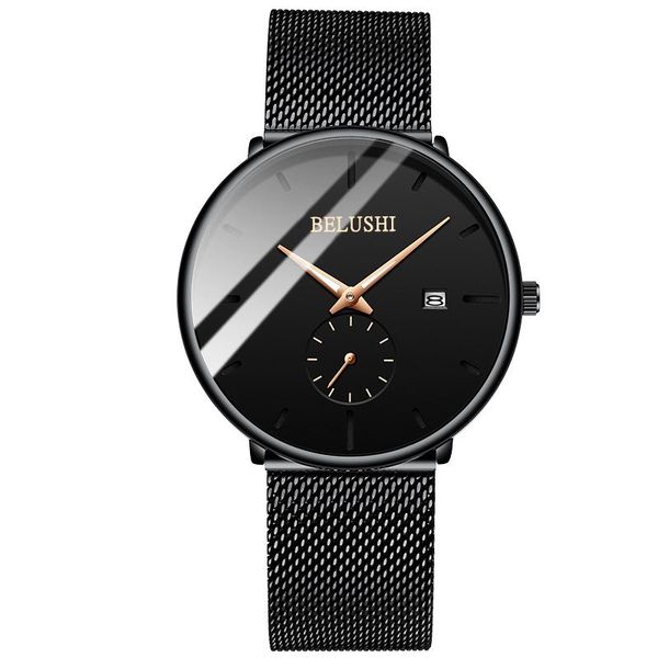 wristwatches belushi fashion mens watches luxury quartz watch men mesh steel waterproof ultra-thin wrist for clock, Slivery;brown
wristwatches belushi fashion mens watches luxury quartz watch men mesh steel waterproof ultra-thin wrist for clock, Slivery;brown