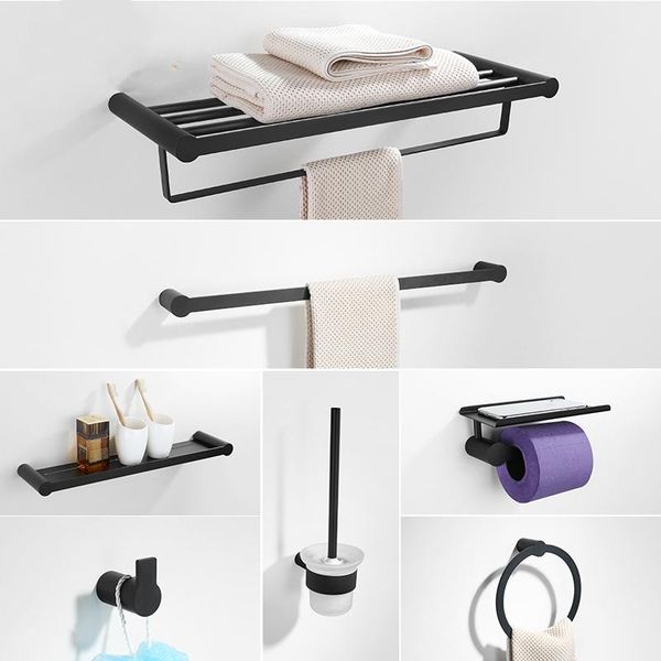 bath accessory set nordic towel rack black matte stainless steel shower corner shelf toilet brush wall mount bathroom hardware accessories
bath accessory set nordic towel rack black matte stainless steel shower corner shelf toilet brush wall mount bathroom hardware accessories