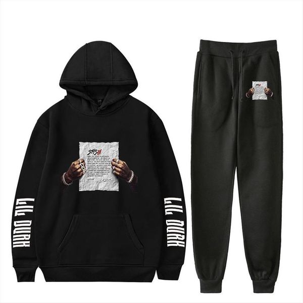 lil durk rapper harajuku sweatshirt mens tracksuits sets jogger pants pullovers hoody women men piece streetwear hip pop cool casual, Gray
lil durk rapper harajuku sweatshirt mens tracksuits sets jogger pants pullovers hoody women men piece streetwear hip pop cool casual, Gray