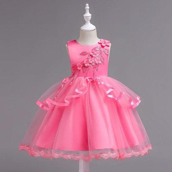 girl's dresses flower girls dress illusion crystal appliques embroidery lace luxury sleeveless o-neck knee-length kids party princess g, Red;yellow
girl's dresses flower girls dress illusion crystal appliques embroidery lace luxury sleeveless o-neck knee-length kids party princess g, Red;yellow