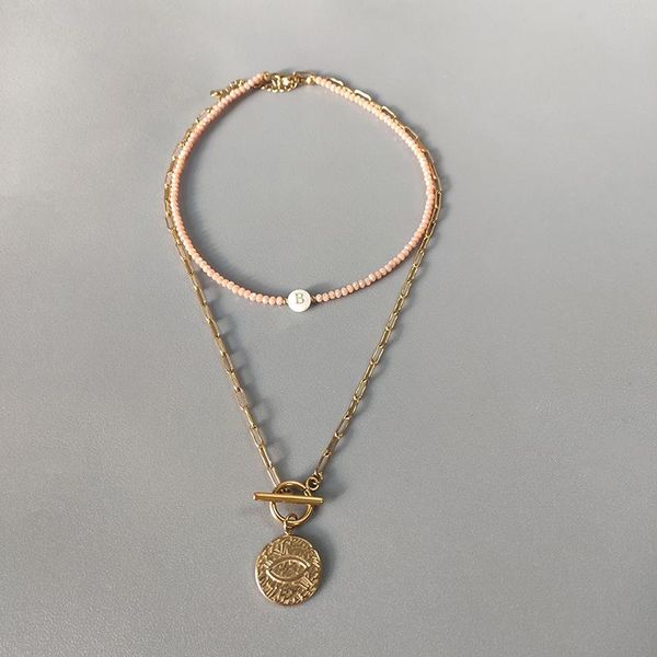 pendant necklaces vintage jewelry evil eye necklace for women and men gold stainless steel charm chain exquisite fashion year gift, Silver
pendant necklaces vintage jewelry evil eye necklace for women and men gold stainless steel charm chain exquisite fashion year gift, Silver