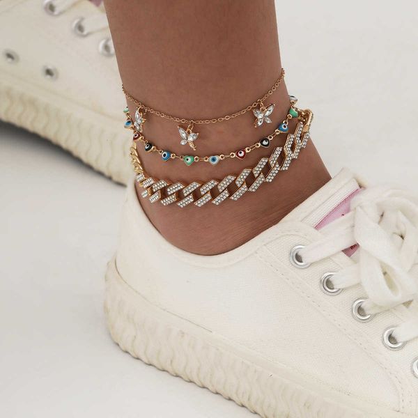creative jewelry, simple personality, multi-layer diamond foot decoration, butterfly suit, women's anklet, Silver
creative jewelry, simple personality, multi-layer diamond foot decoration, butterfly suit, women's anklet, Silver