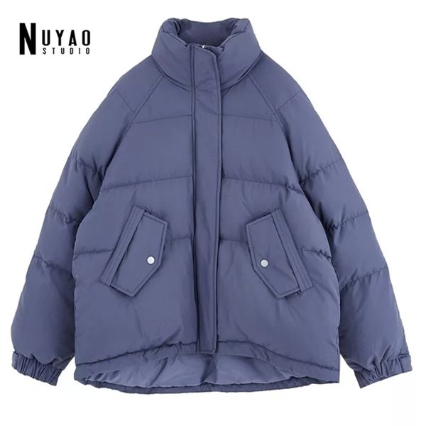 winter women bread coat loose fashion solid thick snow woman coat oversize parkas warm cotton jackets female outerwear blue 211022, Black
winter women bread coat loose fashion solid thick snow woman coat oversize parkas warm cotton jackets female outerwear blue 211022, Black