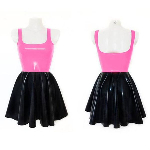 casual dresses plus size pleated pvc dress women summer splicing color a-line sleeveless mini sundress fashion club streetwear vestidos, Black;gray
casual dresses plus size pleated pvc dress women summer splicing color a-line sleeveless mini sundress fashion club streetwear vestidos, Black;gray
