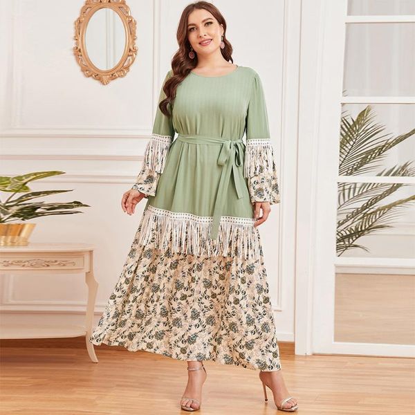 plus size dresses fridayin 2021 women's bohemian round neck floral print loose abaya dress female long sleeve kaftan, Black
plus size dresses fridayin 2021 women's bohemian round neck floral print loose abaya dress female long sleeve kaftan, Black