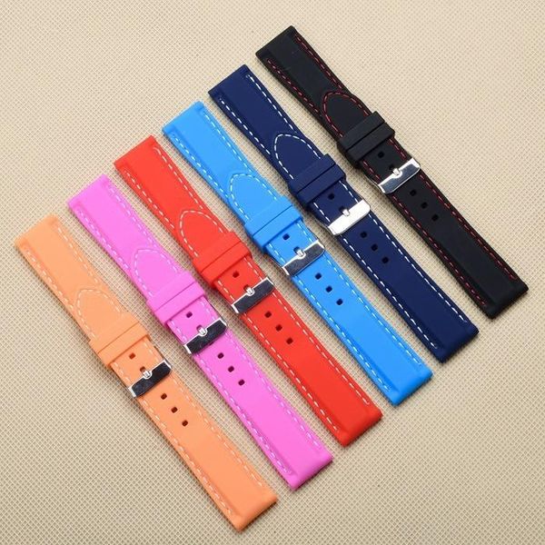 watch bands 18mm 20mm 22mm 24mm diving waterproof silicone resin strap band with stainless steel buckle watchband, Black;brown
watch bands 18mm 20mm 22mm 24mm diving waterproof silicone resin strap band with stainless steel buckle watchband, Black;brown