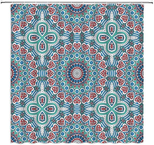 mandala pattern shower curtain bohemian style floral round pattern print boho bathroom decor polyester cloth hanging curtain set 
mandala pattern shower curtain bohemian style floral round pattern print boho bathroom decor polyester cloth hanging curtain set
