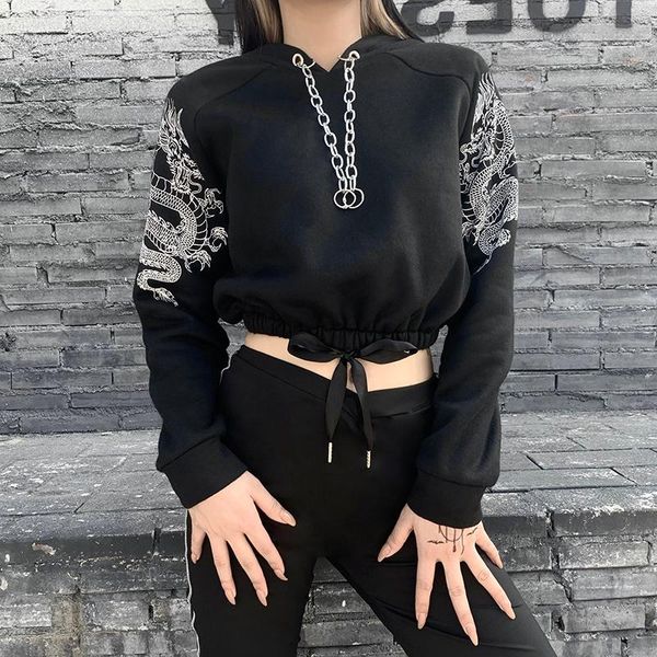 women's hoodies & sweatshirts y2k dragon printed black goth hoodie fleece harajuku punk metal chain patchwork pullovers streetwear grun
women's hoodies & sweatshirts y2k dragon printed black goth hoodie fleece harajuku punk metal chain patchwork pullovers streetwear grun