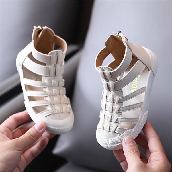 sandals cabl sandalias children's genuine leather high-help hollow out wrap toe kids girls 21-37, Black;red
sandals cabl sandalias children's genuine leather high-help hollow out wrap toe kids girls 21-37, Black;red