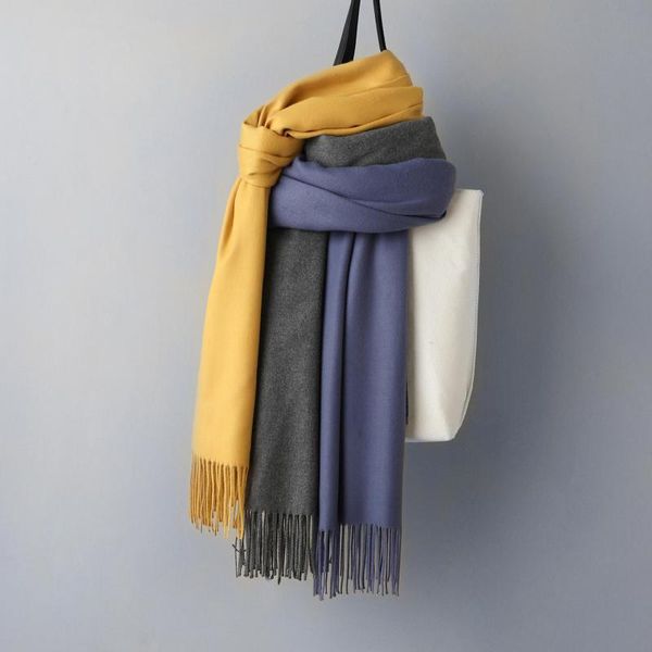 scarves scarf women plaid solid cashmere with tassel lady autumn winter thick long female shawl, Blue;gray
scarves scarf women plaid solid cashmere with tassel lady autumn winter thick long female shawl, Blue;gray