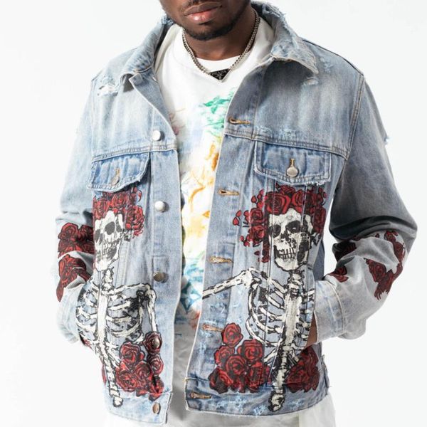 men's jackets hip-hop personality skull print denim jacket men women american streetwear fashion trend cotton punk coats, Black;brown
men's jackets hip-hop personality skull print denim jacket men women american streetwear fashion trend cotton punk coats, Black;brown