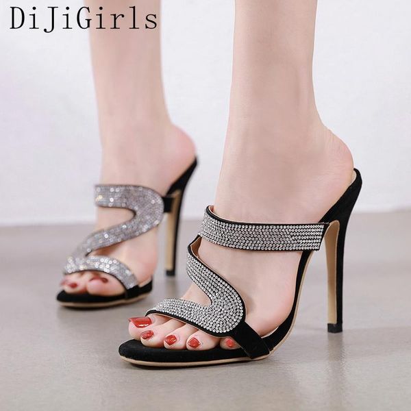 slippers dijigirls fashion party rhinestone high heel women slipper shoes big size 41 42 black slides female sandals pumps heels
slippers dijigirls fashion party rhinestone high heel women slipper shoes big size 41 42 black slides female sandals pumps heels