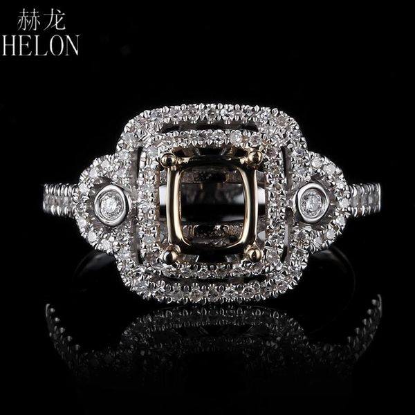 cluster rings helon 4.5x5-6.5x7mm cushion cut solid 14k white/yellow gold fine jewelry pave 0.3ct real natural diamond semi mount ring setti, Golden;silver
cluster rings helon 4.5x5-6.5x7mm cushion cut solid 14k white/yellow gold fine jewelry pave 0.3ct real natural diamond semi mount ring setti, Golden;silver