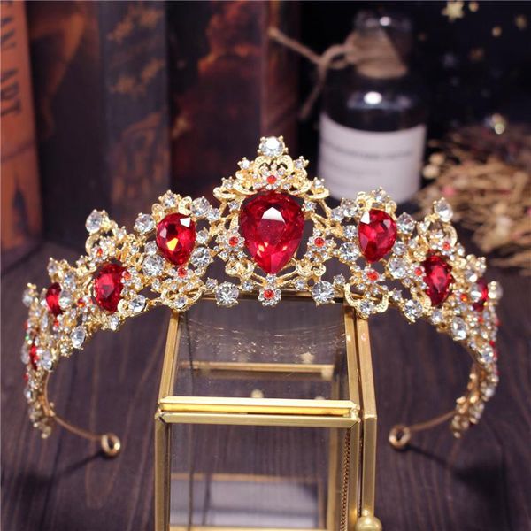 hair clips & barrettes red crystal crown wedding jewelry bridal tiaras headdress pageant party birthday tiara princess diadem bride, Golden;silver
hair clips & barrettes red crystal crown wedding jewelry bridal tiaras headdress pageant party birthday tiara princess diadem bride, Golden;silver