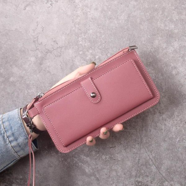 wallets 2021 wallet ladies long multifunctional simple zipper fashion hand student women's, Red;black
wallets 2021 wallet ladies long multifunctional simple zipper fashion hand student women's, Red;black