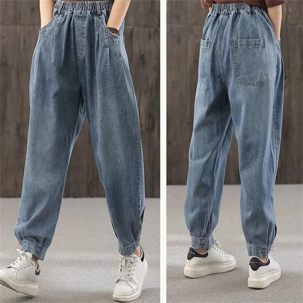 women's jeans retro hong kong style binding feet denim trousers women 2021 thin comfortable casual high-waiste wide-leg straight-leg pa, Blue
women's jeans retro hong kong style binding feet denim trousers women 2021 thin comfortable casual high-waiste wide-leg straight-leg pa, Blue