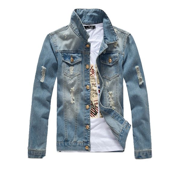 kh fashion spring and fall jeans slim fit mens washed ripped denim of men's coating men outwear male jacket 85d5, Black;brown
kh fashion spring and fall jeans slim fit mens washed ripped denim of men's coating men outwear male jacket 85d5, Black;brown