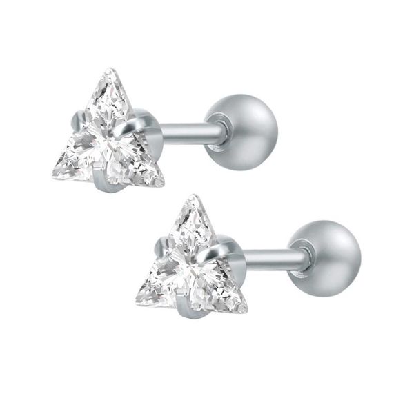 stud 2pcs men earring,triangle pierced crystal zircon earrings,stainless steel tiny minimalist studs for mens women jewelry, Golden;silver
stud 2pcs men earring,triangle pierced crystal zircon earrings,stainless steel tiny minimalist studs for mens women jewelry, Golden;silver