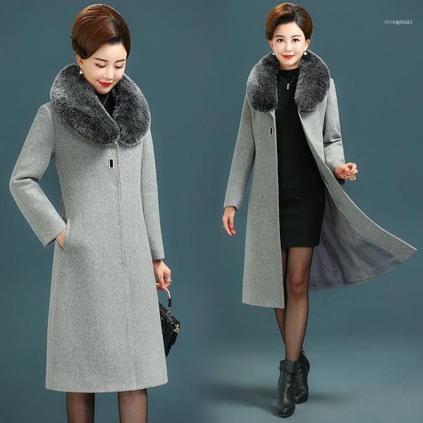 women's trench coats and old coat mother cloth of fund 2021 autumn winters long heavy woolen dust female big yards1, Tan;black
women's trench coats and old coat mother cloth of fund 2021 autumn winters long heavy woolen dust female big yards1, Tan;black