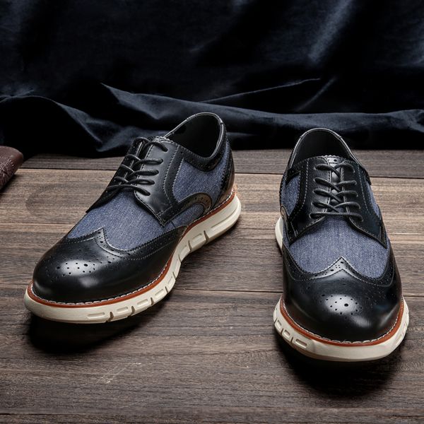 men shoes fashion comfortable 2021 brand casual brogue shoes men leather #al525dress shoes, Black
men shoes fashion comfortable 2021 brand casual brogue shoes men leather #al525dress shoes, Black