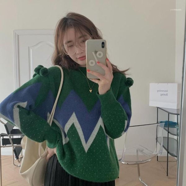autumn winter 2021 women's knitted pullover ball christmas thick sweater splicing leisure loose temperament snowflake1, White;black
autumn winter 2021 women's knitted pullover ball christmas thick sweater splicing leisure loose temperament snowflake1, White;black