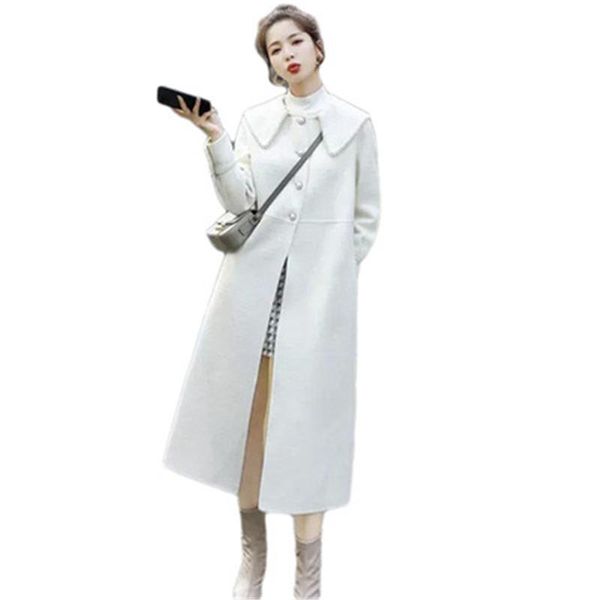 women's wool & blends autumn winter woolen coats large size female overcoats trendy lady outerwear ol slim woman clothes, Black
women's wool & blends autumn winter woolen coats large size female overcoats trendy lady outerwear ol slim woman clothes, Black