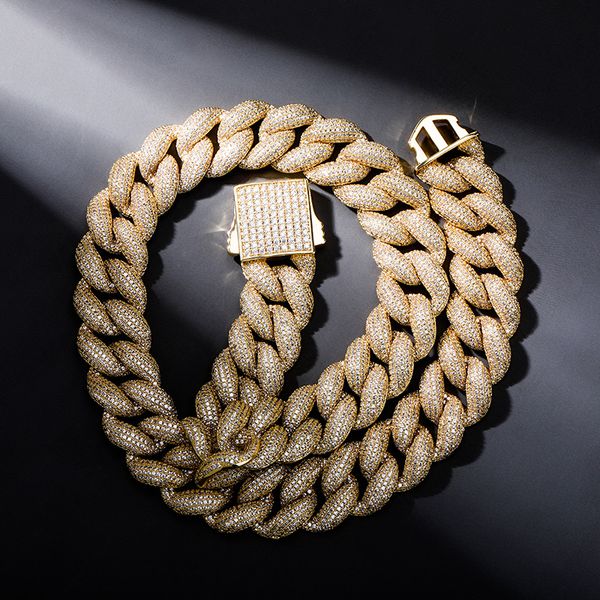 18mm miami cuban chain with spring clasp ice micro pave cz mens necklace hip hop fashion luxury jewelry for gift party, Silver
18mm miami cuban chain with spring clasp ice micro pave cz mens necklace hip hop fashion luxury jewelry for gift party, Silver