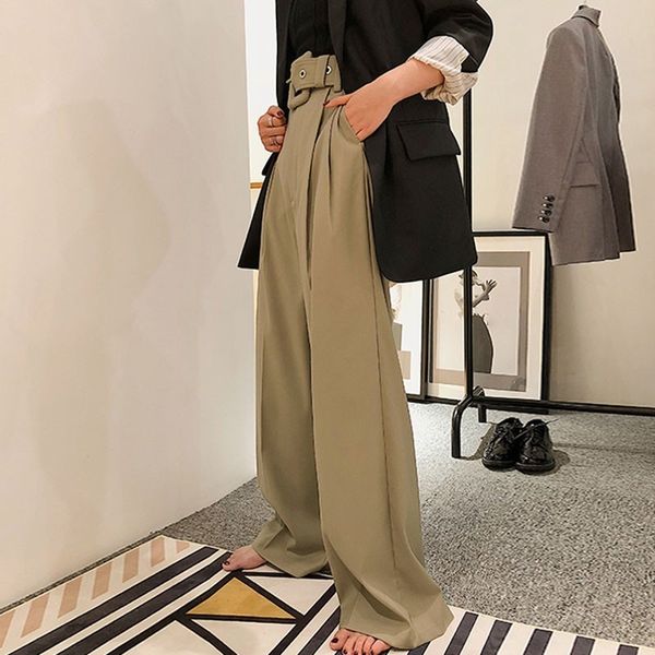 casual black trousers for women high waist bandage wide leg pants female spring autumn 2021 korean fashion new, Black;white
casual black trousers for women high waist bandage wide leg pants female spring autumn 2021 korean fashion new, Black;white