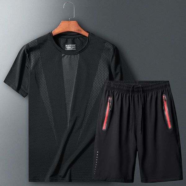 men's tracksuits sports casual suit 2021 summer breathable and quick-drying two-piece sportswear trend, Gray
men's tracksuits sports casual suit 2021 summer breathable and quick-drying two-piece sportswear trend, Gray