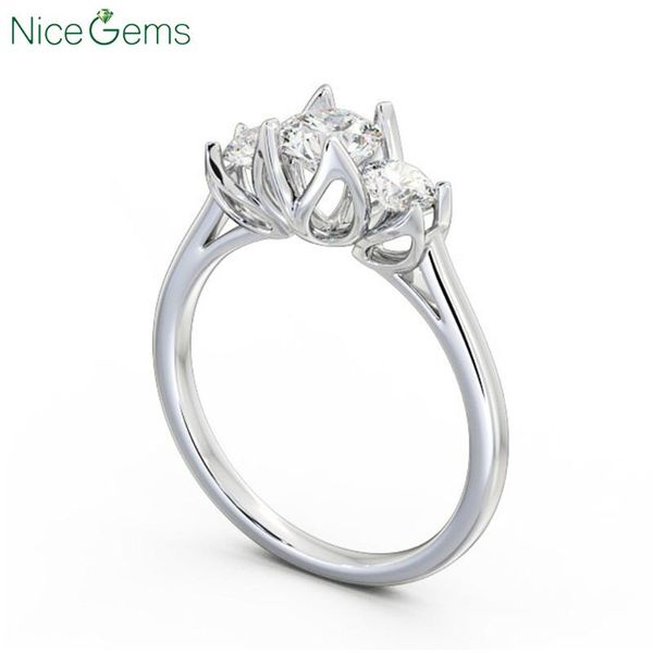 cluster rings nicegems solid 14k 585 white gold rould brilliant three stone moissanite engagement ring 1.5ctw leaf style setting for women, Golden;silver
cluster rings nicegems solid 14k 585 white gold rould brilliant three stone moissanite engagement ring 1.5ctw leaf style setting for women, Golden;silver