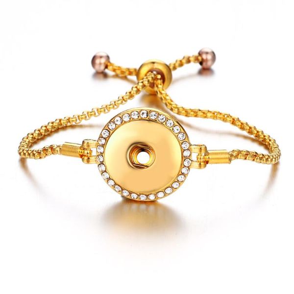 charm bracelets fashion gplden rose golden adjustable chain metal snap bracelet fit 18mm buttons diy jewelry for women, Golden;silver
charm bracelets fashion gplden rose golden adjustable chain metal snap bracelet fit 18mm buttons diy jewelry for women, Golden;silver