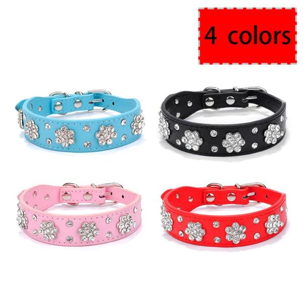 dog collars & leashes rhinestone flower pet collar adjustable neck strap pu leather puppy cat shiny diamod necklace belt
dog collars & leashes rhinestone flower pet collar adjustable neck strap pu leather puppy cat shiny diamod necklace belt