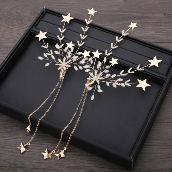 hair clips & barrettes 2pcs gold color retro star imitation both side head clip rhinestone accessories for women gift jewelry, Golden;silver
hair clips & barrettes 2pcs gold color retro star imitation both side head clip rhinestone accessories for women gift jewelry, Golden;silver