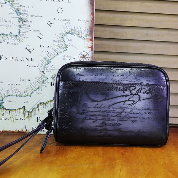scritto leather pouch quality mens fashion vintage men clutch bag wrist classical handbags phone pocket zipper purse coin holder bag-clutch, Black;red
scritto leather pouch quality mens fashion vintage men clutch bag wrist classical handbags phone pocket zipper purse coin holder bag-clutch, Black;red