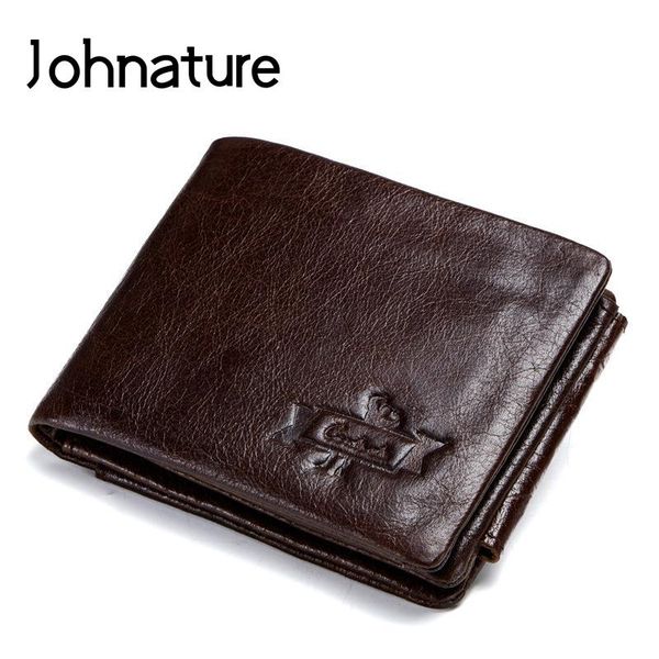 wallets johnature 2021 genuine leather crazy horse vintage solid hasp short standard multi-card position men purse, Red;black
wallets johnature 2021 genuine leather crazy horse vintage solid hasp short standard multi-card position men purse, Red;black