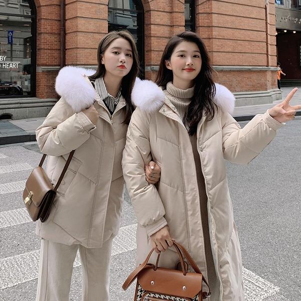 women's down & parkas parka autumn winter jacket women clothes vintage warm coat female cotton thick long oversized, Black
women's down & parkas parka autumn winter jacket women clothes vintage warm coat female cotton thick long oversized, Black