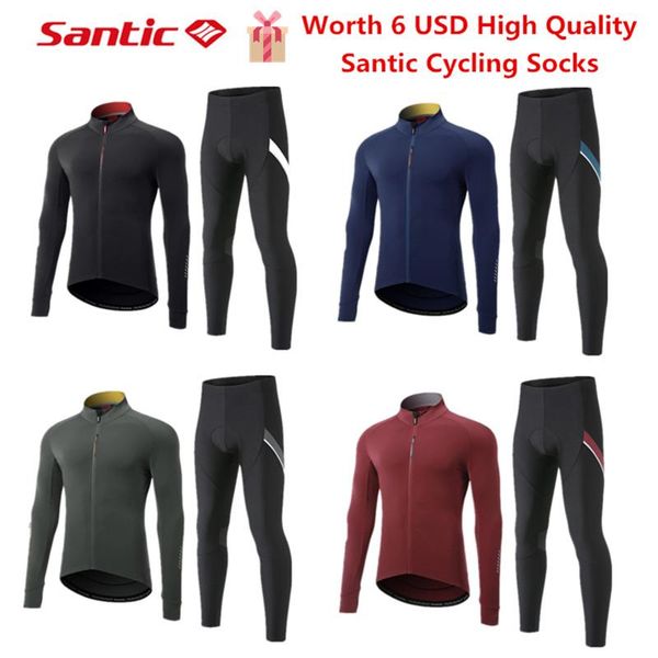 racing sets santic windproof mtb cycling suits fleece sports breathable bike jersey set warm bicycle road jackets thermal suit, Black;blue
racing sets santic windproof mtb cycling suits fleece sports breathable bike jersey set warm bicycle road jackets thermal suit, Black;blue