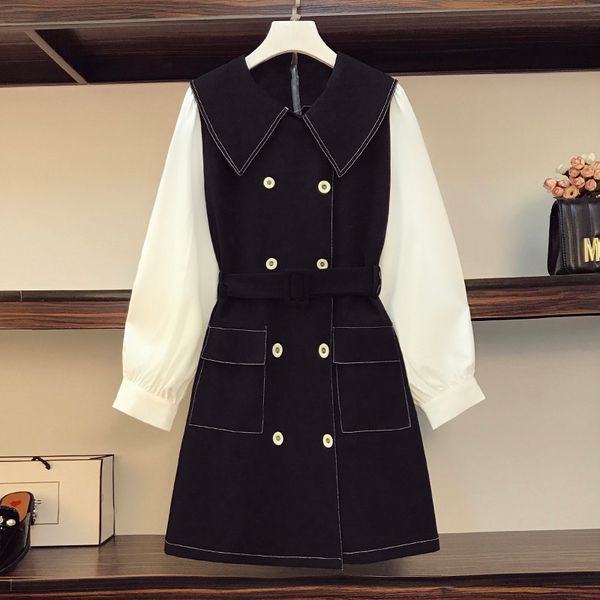 fall shredder shirt women dressed in office 2021 elegant long prom double party breasted dresses of vintage plus size clothes vb57, White
fall shredder shirt women dressed in office 2021 elegant long prom double party breasted dresses of vintage plus size clothes vb57, White