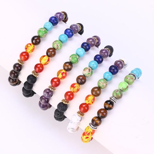 beaded, strands 8mm chakra bracelet volcanic stone crystal beaded natural jewelry yoga, Black
beaded, strands 8mm chakra bracelet volcanic stone crystal beaded natural jewelry yoga, Black