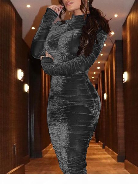 2021 new luxury womens party dress fashion long sleeve zipper dress designer female solid color dress, Black;gray
2021 new luxury womens party dress fashion long sleeve zipper dress designer female solid color dress, Black;gray