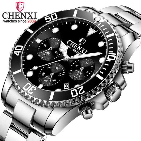 wristwatches chenxi men watch stainless steel mens quartz watches luminous waterproof chronograph relogio masculino, Slivery;brown
wristwatches chenxi men watch stainless steel mens quartz watches luminous waterproof chronograph relogio masculino, Slivery;brown
