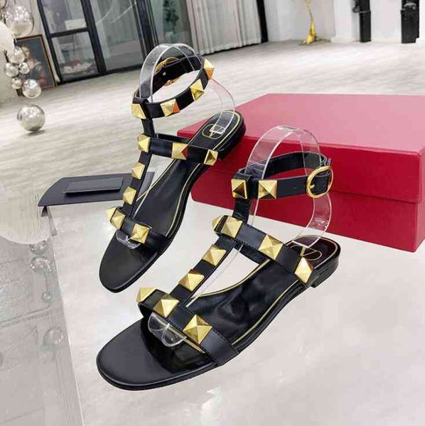 dress shoes new summer women flat sandals big rivets v luxury slippers designer open toe 44 lgfg, Black
dress shoes new summer women flat sandals big rivets v luxury slippers designer open toe 44 lgfg, Black