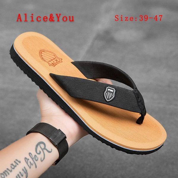 slippers 2021 summer solid color simple men's flip flops fashion flat shoes one-foot casual outer 39-47, Black
slippers 2021 summer solid color simple men's flip flops fashion flat shoes one-foot casual outer 39-47, Black