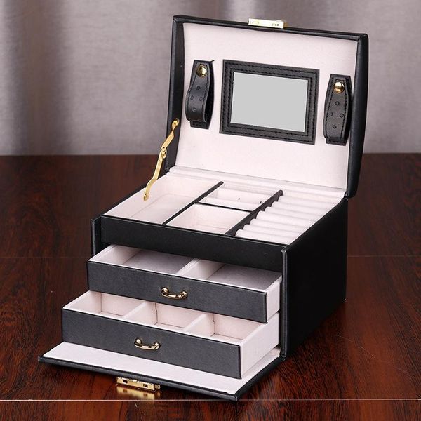 large jewellery box and packaging display organizer girls 3 drawers ring earring jewelry storage holder carrying lock case gift
large jewellery box and packaging display organizer girls 3 drawers ring earring jewelry storage holder carrying lock case gift