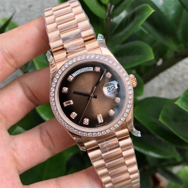 neutral watch calendar three needle drill ring 2836 automatic chain machine sapphire mirror 36mm steel shell, Slivery;brown
neutral watch calendar three needle drill ring 2836 automatic chain machine sapphire mirror 36mm steel shell, Slivery;brown