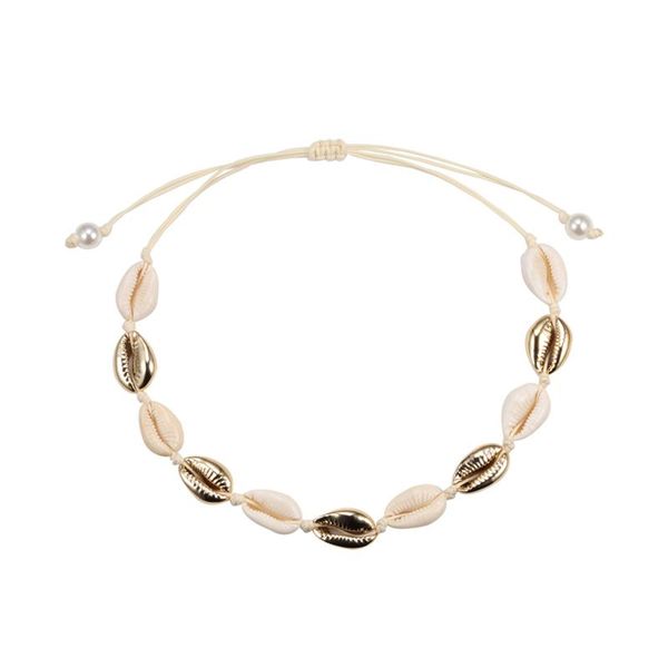 natural sea shell choker chain necklace for women bohemian vintage beach conch shell braided jewelry wholesale friend gift, Golden;silver
natural sea shell choker chain necklace for women bohemian vintage beach conch shell braided jewelry wholesale friend gift, Golden;silver