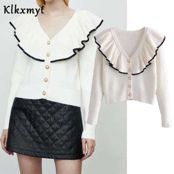 klkxmyt za women sweet fashion gem button cropped knitted cardigan sweater vintage long sleeve female outerwear chic 210527, White
klkxmyt za women sweet fashion gem button cropped knitted cardigan sweater vintage long sleeve female outerwear chic 210527, White