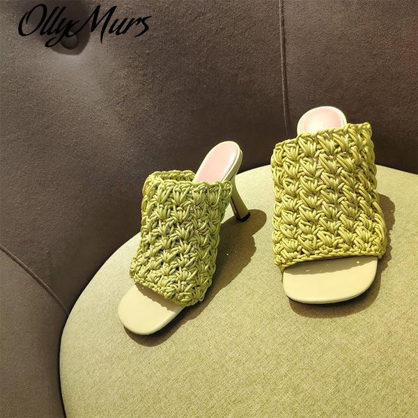 ollmurs slippers noodles 8.5cm high heels fashion shoes sandals slippers women shoes solid summer party, Black
ollmurs slippers noodles 8.5cm high heels fashion shoes sandals slippers women shoes solid summer party, Black