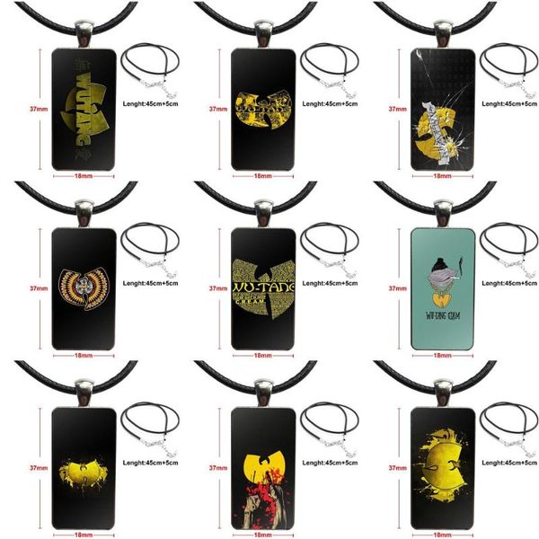 pendant necklaces 2021 wu tang clan music band logo glass cabochon necklace rectangle fashion for women wedding gift, Silver
pendant necklaces 2021 wu tang clan music band logo glass cabochon necklace rectangle fashion for women wedding gift, Silver